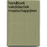 Handboek vakdidactiek maatschappijleer