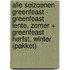 Alle seizoenen Greenfeast - Greenfeast lente, zomer + Greenfeast herfst, winter (pakket)