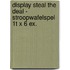 Display Steal the deal - stroopwafelspel 1T x 6 Ex.