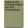 Opperlandse overpeinzingen van een neerlandicus door Yves T'Sjoen