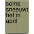 Soms sneeuwt het in april