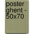 Poster Ghent - 50x70