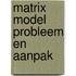MatriX model probleem en aanpak