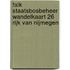 Falk Staatsbosbeheer Wandelkaart 26 Rijk van Nijmegen
