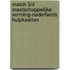 Match 3/4 Maatschappelijke vorming-Nederlands Hulpkaarten
