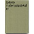 Tijdelijk materiaalpakket SN