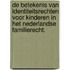De betekenis van identiteitsrechten voor kinderen in het Nederlandse familierecht.