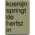 Koenijn springt de herfst in