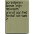 Porseleinen beker 'Mijn dakraam grenst aan het heelal' set van 2