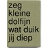 Zeg kleine dolfijn wat duik jij diep