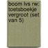 Boom LVS RW: Toetsboekje vergroot (set van 5)