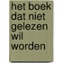 Het boek dat niet gelezen wil worden