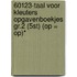 60123-Taal voor kleuters opgavenboekjes gr.2 (5st) (op = op)*