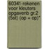 60341-Rekenen voor kleuters opgavenb gr.2 (5st) (op = op)*