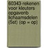 60343-Rekenen voor kleuters opgavenb lichaamsdelen (5st) (op = op)