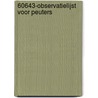 60643-Observatielijst voor peuters by Unknown