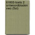 61803-Toets 2 antwoordbladen vwo (5st)