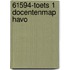 61594-Toets 1 docentenmap havo
