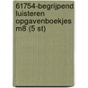 61754-Begrijpend luisteren opgavenboekjes M8 (5 st) door Onbekend