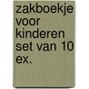 Zakboekje voor kinderen set van 10 ex. door G. Jordan
