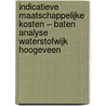 Indicatieve Maatschappelijke Kosten – Baten Analyse Waterstofwijk Hoogeveen door Willem Hazenberg