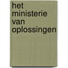Het Ministerie van Oplossingen door Sanne Rooseboom