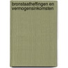 Bronstaatheffingen en vermogensinkomsten door Onbekend