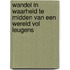 Wandel in waarheid te midden van een wereld vol leugens