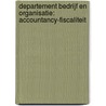 Departement Bedrijf en Organisatie: Accountancy-fiscaliteit by Veerle Peeters