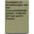 Revalidatie en kinesitherapie van het musculoskeletale stelsel: onderste lidmaat PARTIM THEORIE