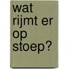 Wat rijmt er op stoep? door Harmen van Straaten