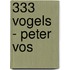 333 Vogels - Peter Vos