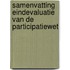 Samenvatting Eindevaluatie van de Participatiewet