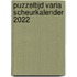 Puzzeltijd Varia Scheurkalender 2022