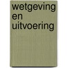 wetgeving en uitvoering door Prof. Mr. Dr. M. Scheltema