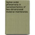 Higher-order Phenomena in Nanomechanics of Two-dimensional Material Membranes