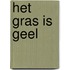 Het gras is geel