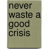 Never waste a good crisis door Nina Van Eekert