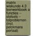 Matrix Wiskunde 4.3 Leerwerkboek A Functies – Stelsels – Telproblemen (incl. Pelckmans Portaal)