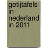 Getijtafels in Nederland in 2011 door Rijkswaterstaat