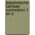 Babylonische Talmoed Sanhedrien 1 en 2