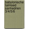 Babylonische Talmoed Sanhedrien 3/4/5/6 door Jacob de Leeuwe