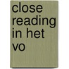 Close Reading in het vo door Tony van Dalen