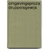 Omgevingsproza druppelsgewijs