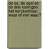 De os, de ezel en de drie koningen