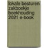 Lokale besturen Zakboekje boekhouding 2021 E-book
