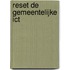 Reset de gemeentelijke ICT