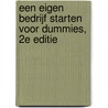 Een eigen bedrijf starten voor Dummies, 2e editie door Robert Jan Blom