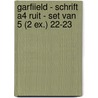 Garfiield - Schrift A4 Ruit - set van 5 (2 ex.) 22-23 by Interstat