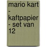 Mario Kart - Kaftpapier - set van 12 door Interstat
